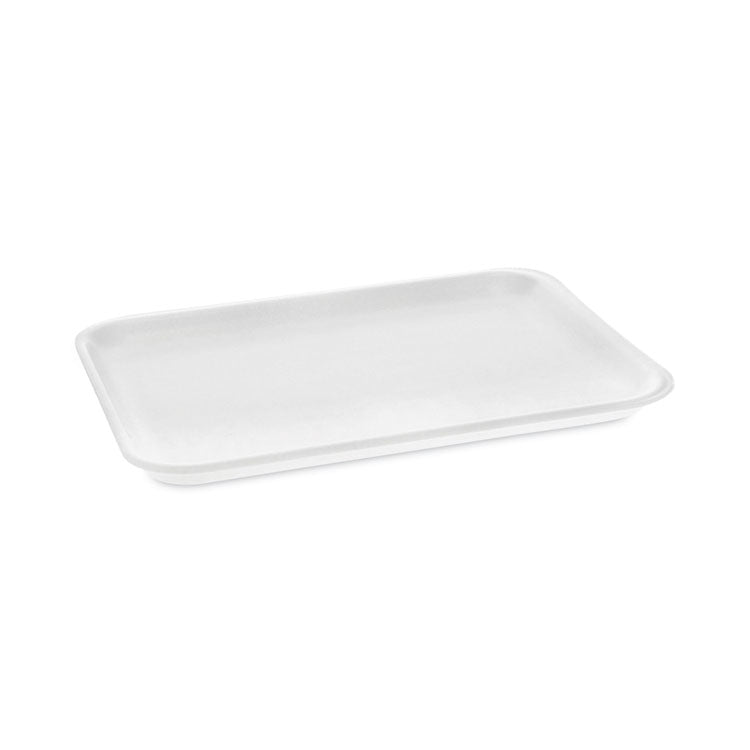 Pactiv Evergreen - Meat Tray, #4 Shallow, 9.13 x 7.13 x 0.65, White, Foam, 500/Carton