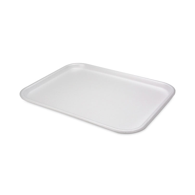 Pactiv Evergreen - Supermarket Tray, #1216, 16.25 x 12.63 x 0.63, White, Foam, 100/Carton