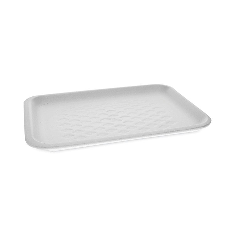 Pactiv Evergreen - Supermarket Tray, #2S, 10.75 x 5.5 x 1.2, White, Foam, 500/Carton