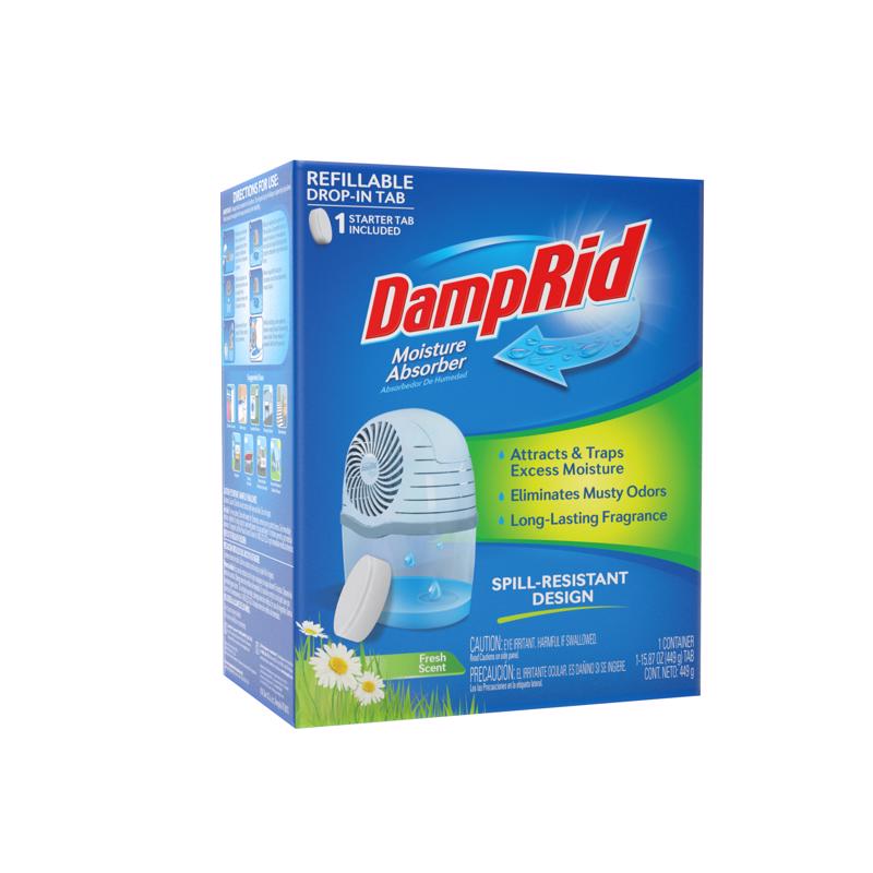 DAMPRID - DampRid Refillable Moisture Absorber Fresh Scent 15.87 oz - Case of 4