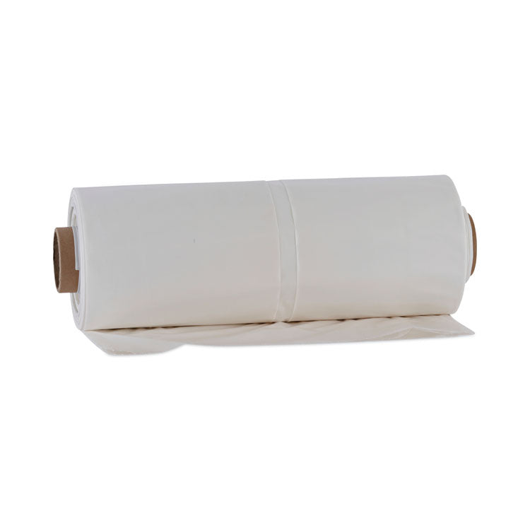 Boardwalk - Industrial Drum Liners Rolls, 60 gal, 2.7 mil, 38 x 63, Clear, 1 Roll of 50 Bags