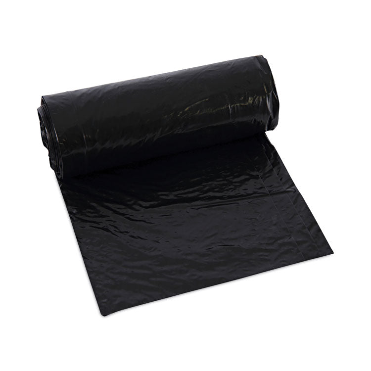 Boardwalk - Low-Density Waste Can Liners, 16 gal, 1 mil, 24 x 32, Black, 10 Bags/Roll, 15 Rolls/Carton