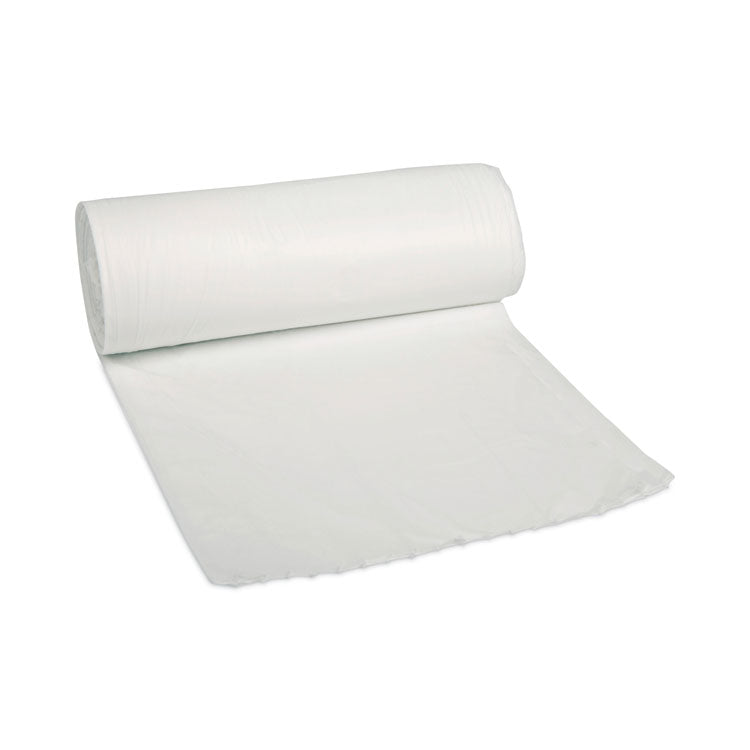 Boardwalk - Low Density Repro Can Liners, 30 gal, 0.62 mil, 30" x 36", White, 10 Bags/Roll, 20 Rolls/Carton