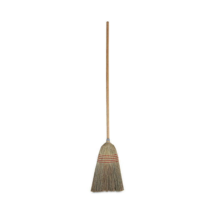 Boardwalk - Parlor Broom, Corn Fiber Bristles, 55" Overall Length, Natural