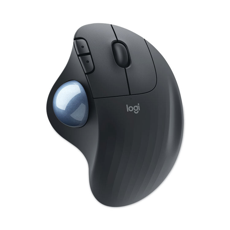 Logitech - Ergo M575 Trackball, 32.8 ft Wireless Range, Right Hand Use, Graphite