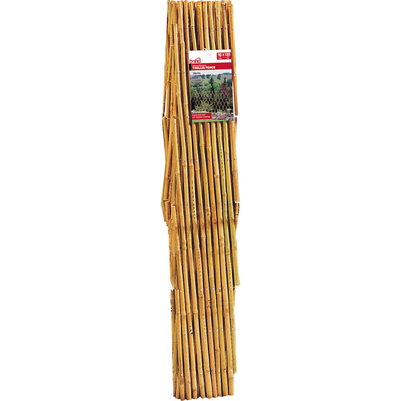 BOND - Bond 72 in. H X 8 in. W X 1.5 in. D Natural Bamboo Expandable Fence - Case of 6