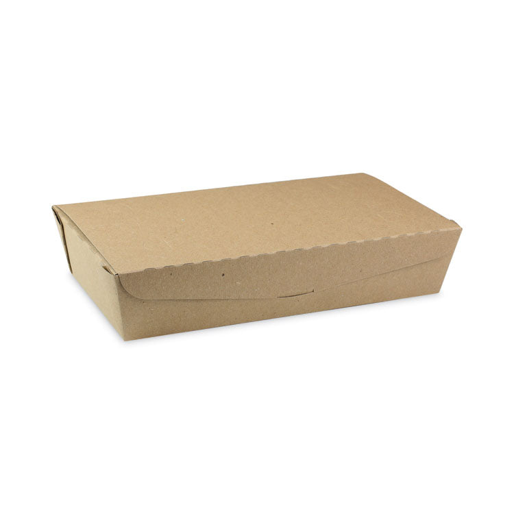 Pactiv Evergreen - EarthChoice OneBox Paper Box, 55 oz, 9 x 4.85 x 2, Kraft, 100/Carton