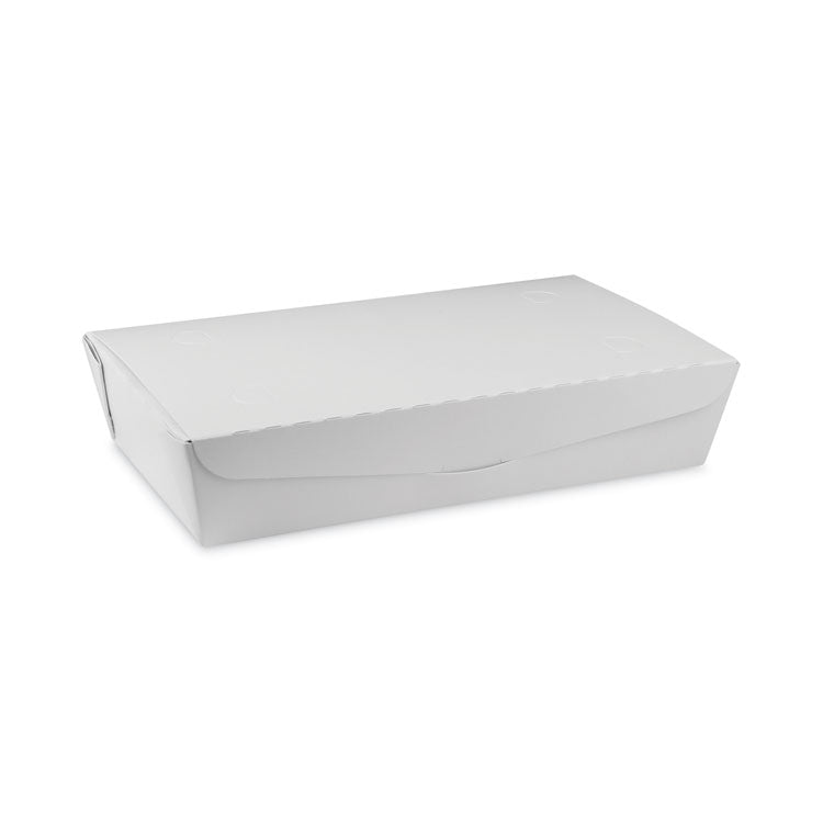 Pactiv Evergreen - EarthChoice OneBox Paper Box, 55 oz, 9 x 4.85 x 2, White, 100/Carton