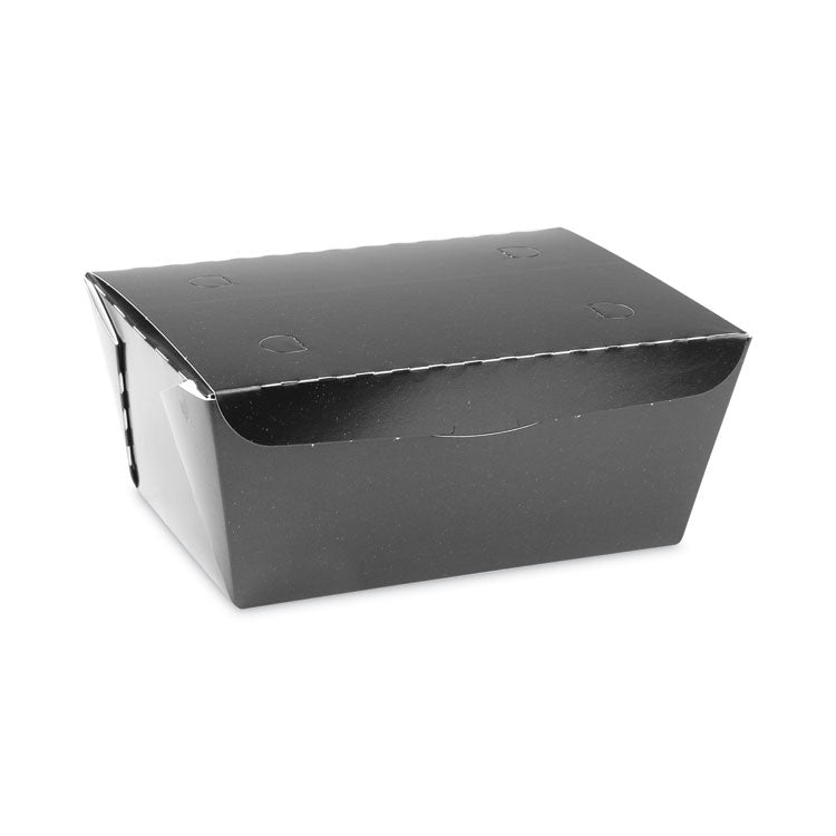 Pactiv Evergreen - EarthChoice OneBox Paper Box, 66 oz, 6.5 x 4.5 x 3.25, Black, 160/Carton