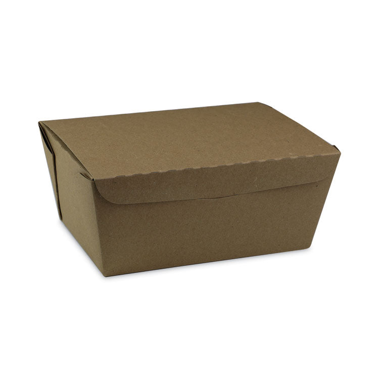 Pactiv Evergreen - EarthChoice OneBox Paper Box, 66 oz, 6.5 x 4.5 x 3.25, Kraft, 160/Carton