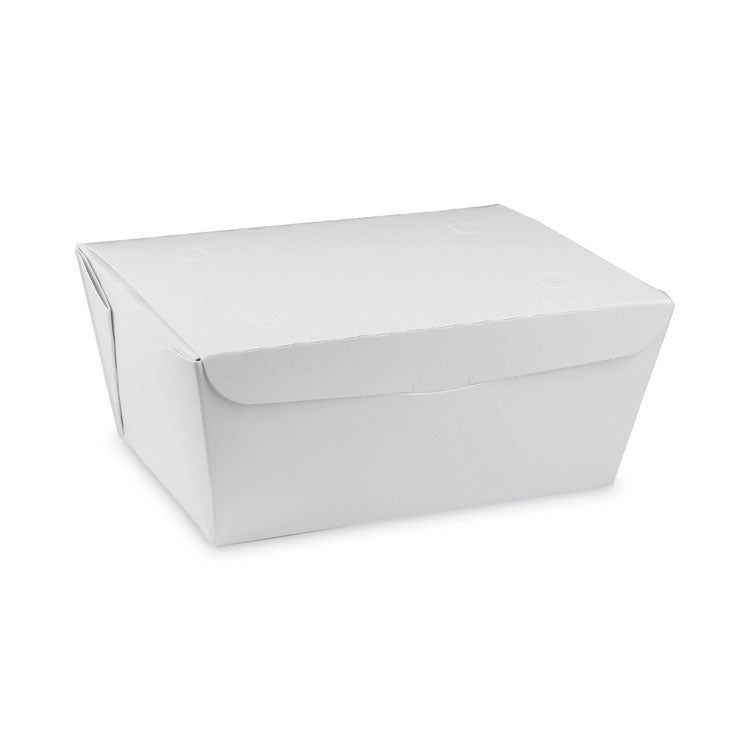 Pactiv Evergreen - EarthChoice OneBox Paper Box, 66 oz, 6.5 x 4.5 x 3.25, White, 160/Carton