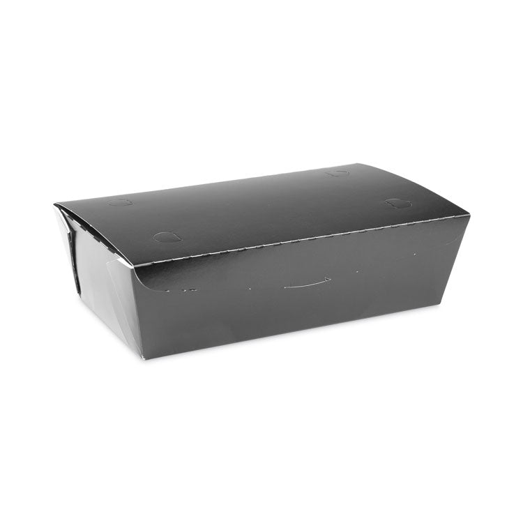 Pactiv Evergreen - EarthChoice OneBox Paper Box, 77 oz, 9 x 4.85 x 2.7, Black, 162/Carton