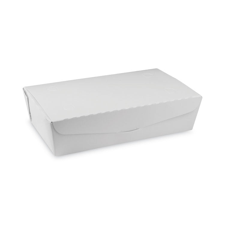 Pactiv Evergreen - EarthChoice OneBox Paper Box, 77 oz, 9 x 4.85 x 2.7, White, 162/Carton