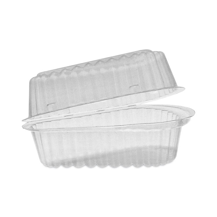 Pactiv Evergreen - Hinged Lid Pie Wedge Container, 6" Pie Wedge, 4.5 x 4.5 x 2.5, Clear, Plastic, 510/Carton