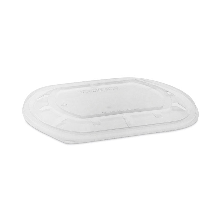 Pactiv Evergreen - ClearView MealMaster Lid with Fog Gard Coating, Large Flat Lid, 9.38 x 8 x 0.38, Clear, Plastic, 300/Carton