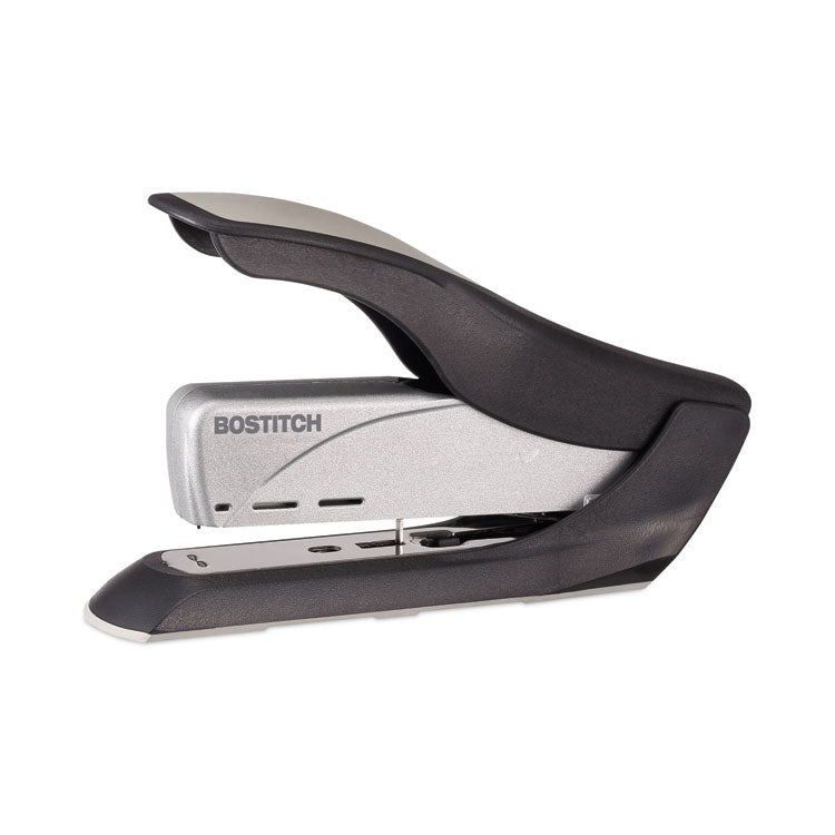 Bostitch - Spring-Powered Premium Heavy-Duty Stapler, 65-Sheet Capacity, Black/Silver