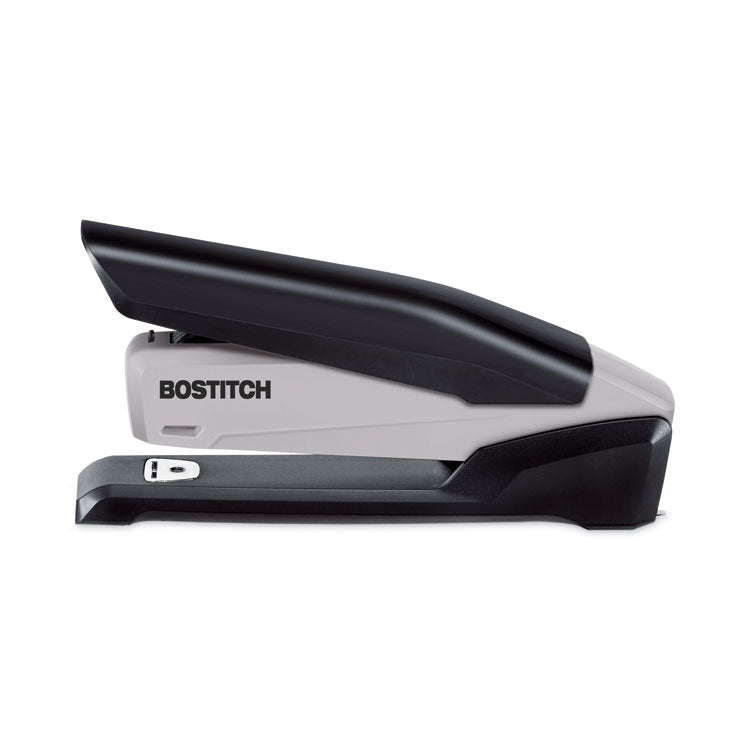 Bostitch - EcoStapler Spring-Powered Desktop Stapler with Antimicrobial Protection, 20-Sheet Capacity, Gray/Black