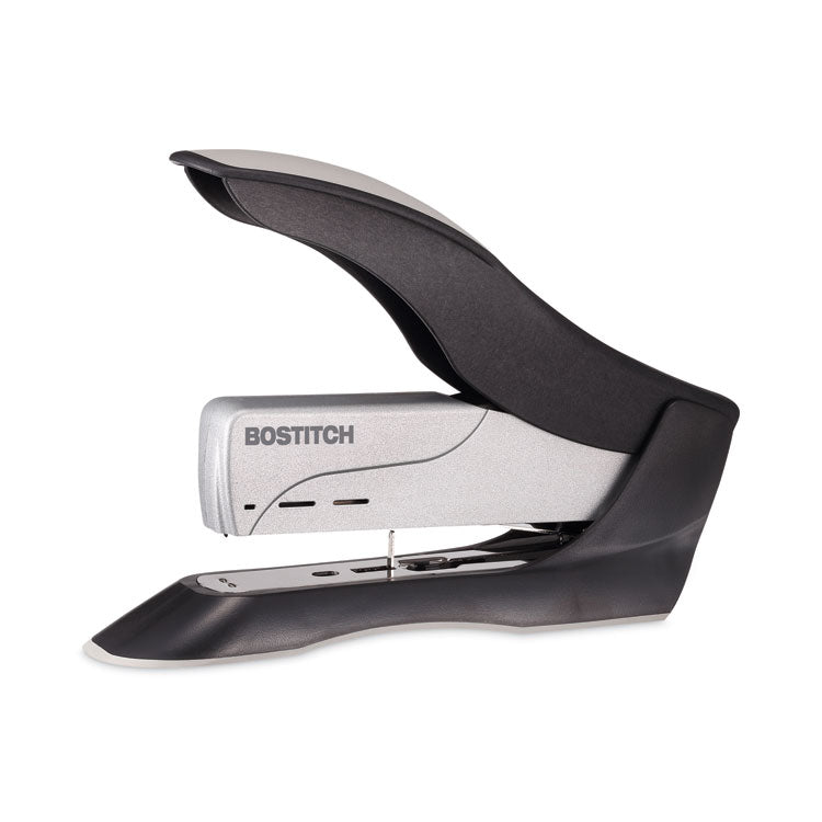 Bostitch - Spring-Powered Premium Heavy-Duty Stapler, 100-Sheet Capacity, Black/Silver