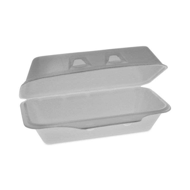 Pactiv Evergreen - SmartLock Foam Hinged Lid Container, Medium, 8.75 x 4.5 x 3.13, White, 440/Carton