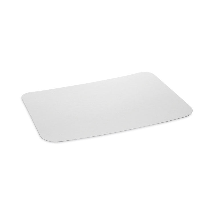 Pactiv Evergreen - Aluminum Take-Out Container Lid, Loaf Pan Lid, 8.4 x 5.9, White/Aluminum, 400/Carton