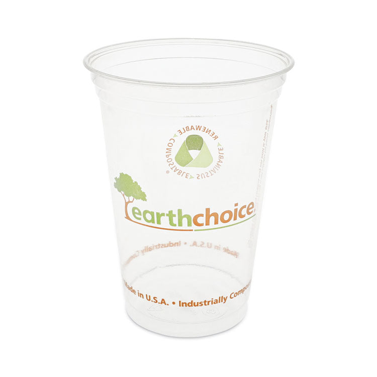 Pactiv Evergreen - EarthChoice Compostable Cold Cup, 20 oz, Clear/Printed, 600/Carton