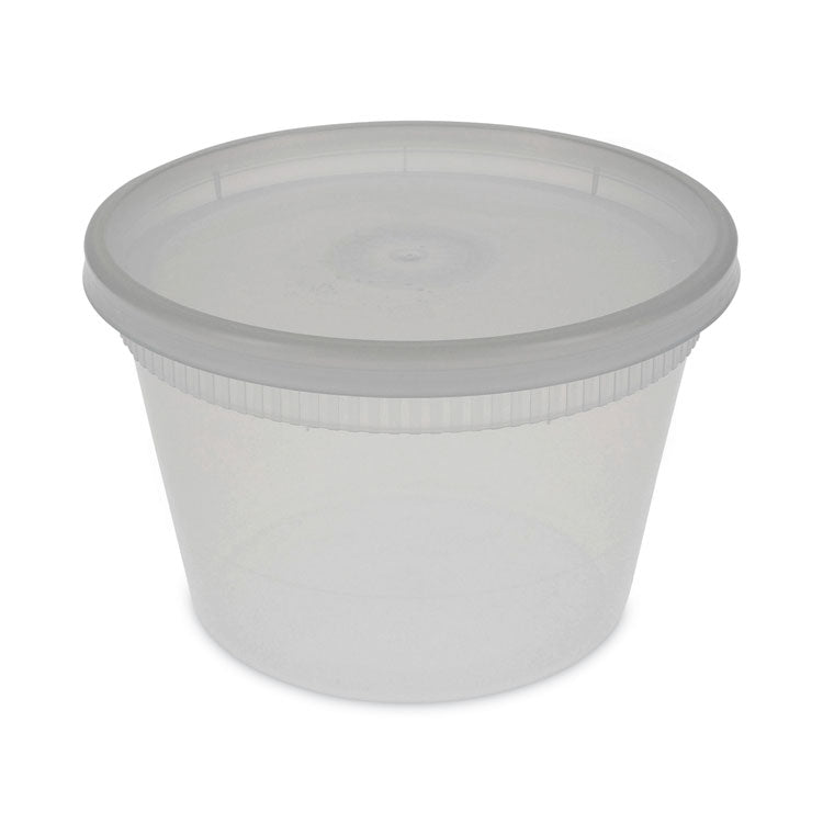 Pactiv Evergreen - Newspring DELItainer Microwavable Container, 16 oz, 2 x 2 x 2, Clear, Plastic, 240/Carton