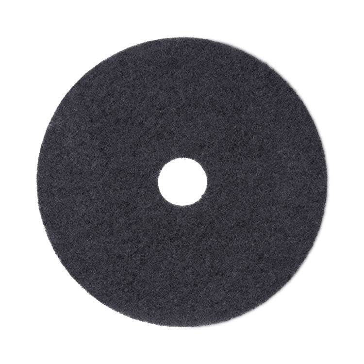 Boardwalk - Stripping Floor Pads, 19" Diameter, Black, 5/Carton