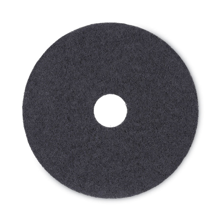 Boardwalk - Stripping Floor Pads, 17" Diameter, Black, 5/Carton