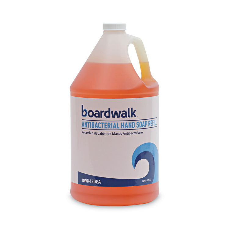 Boardwalk - Antibacterial Liquid Soap, Clean Scent, 1 gal Bottle, 4/Carton