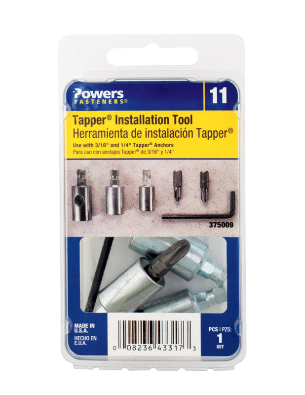 HILLMAN - Hillman Tapper Screwdriving Bit Set 1 pk