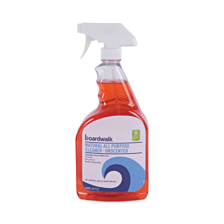 Boardwalk - Natural All Purpose Cleaner, Unscented, 32 oz Spray Bottle, 12/Carton