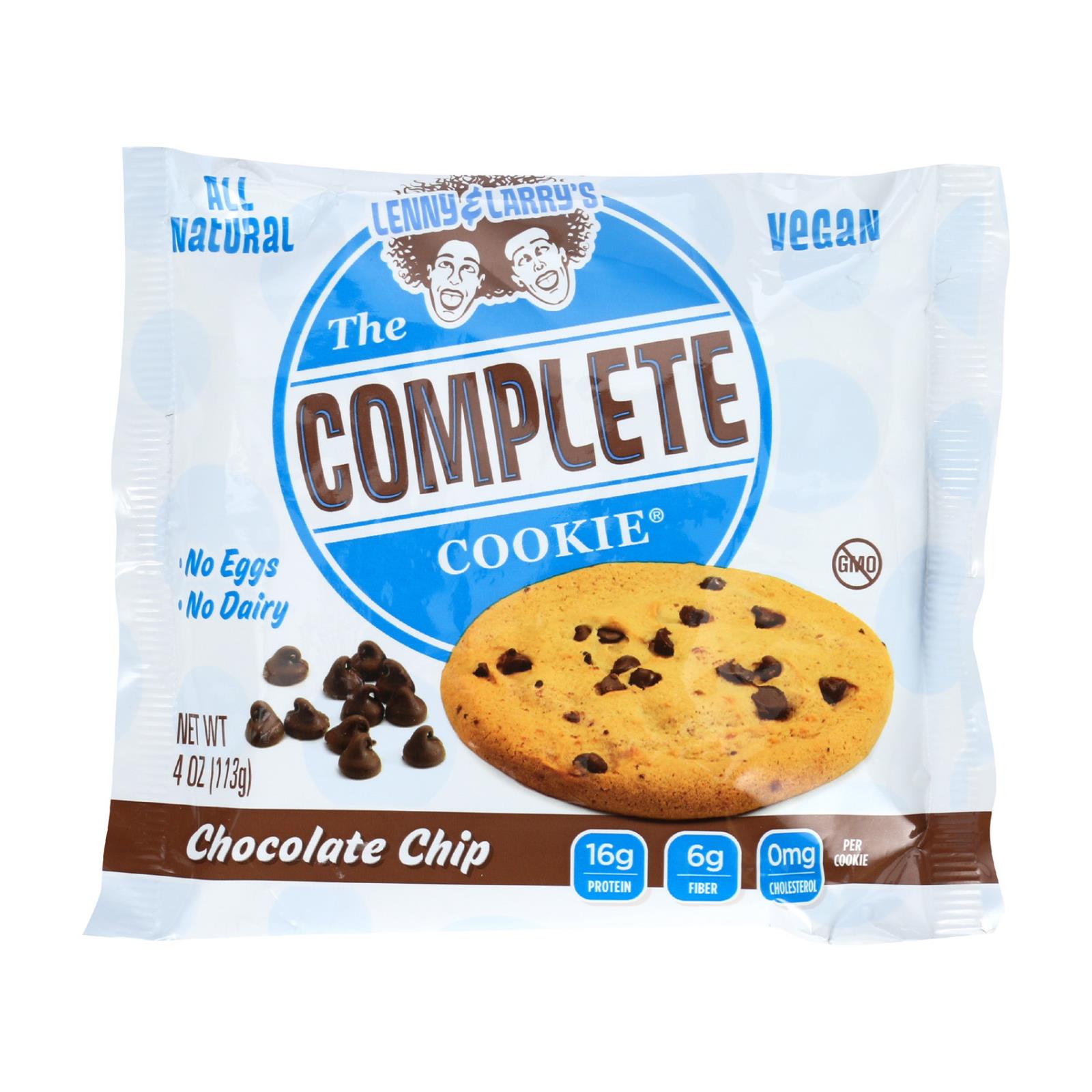 Lenny And Larry's The Complete Cookie - Chocolate Chip - 4 Oz - Case Of 12