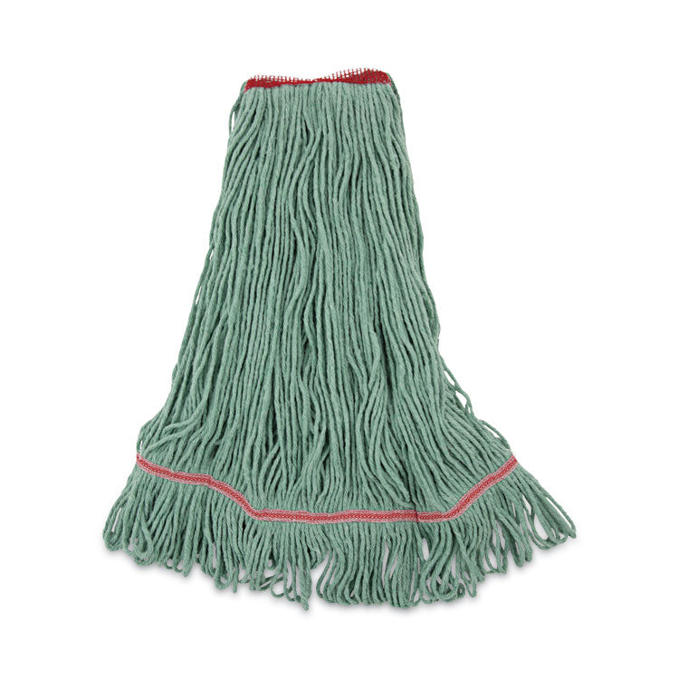 Boardwalk - Mop Head, Premium Standard Head, Cotton/Rayon Fiber, Large, Green