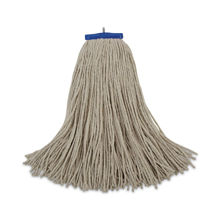 Boardwalk - Cut-End Lie-Flat Wet Mop Head, Cotton, 24oz, White