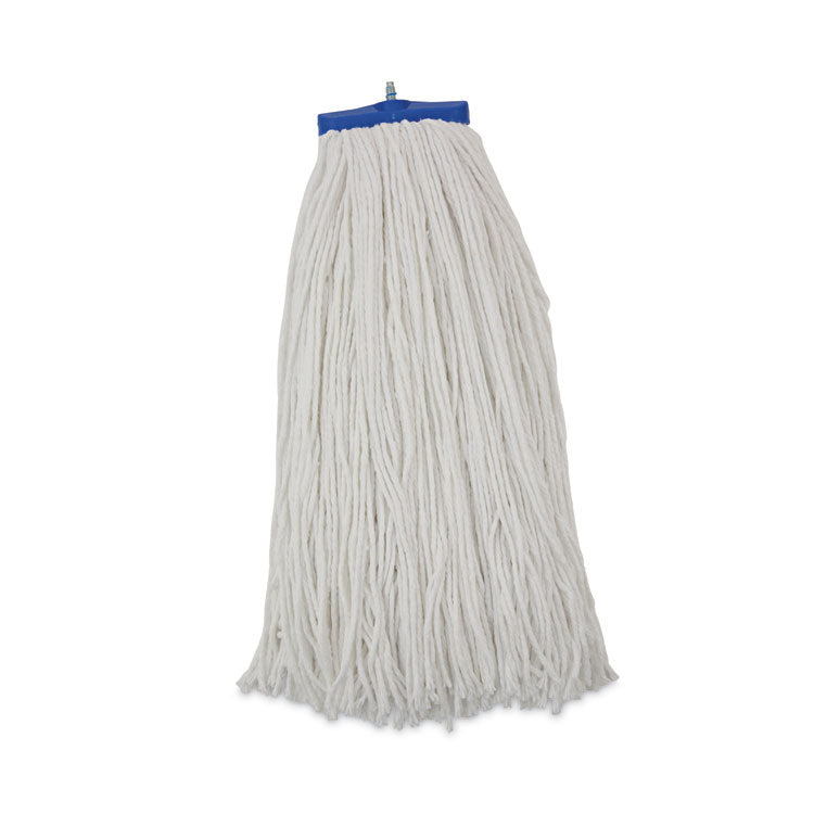 Boardwalk - Cut-End Lie-Flat Wet Mop Head, Rayon, 24oz, White