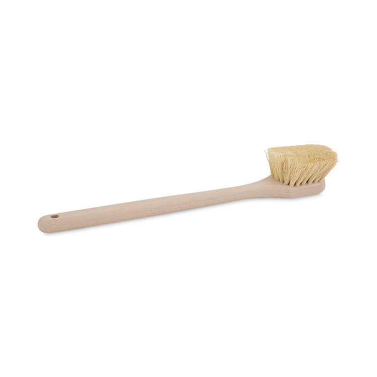 Boardwalk - Utility Brush, Cream Tampico Bristles, 5.5" Brush, 14.5" Tan Plastic Handle