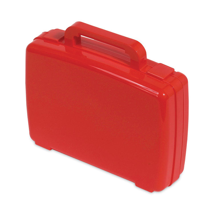 deflecto - Little Artist Antimicrobial Storage Case, Red