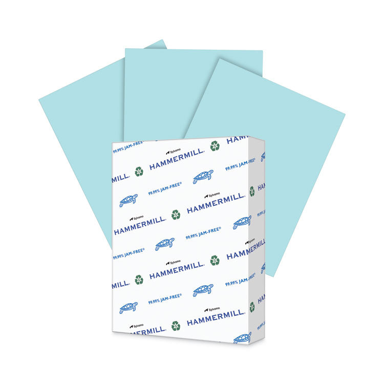 Hammermill - Colors Print Paper, 20 lb Bond Weight, 8.5 x 11, Blue, 500/Ream