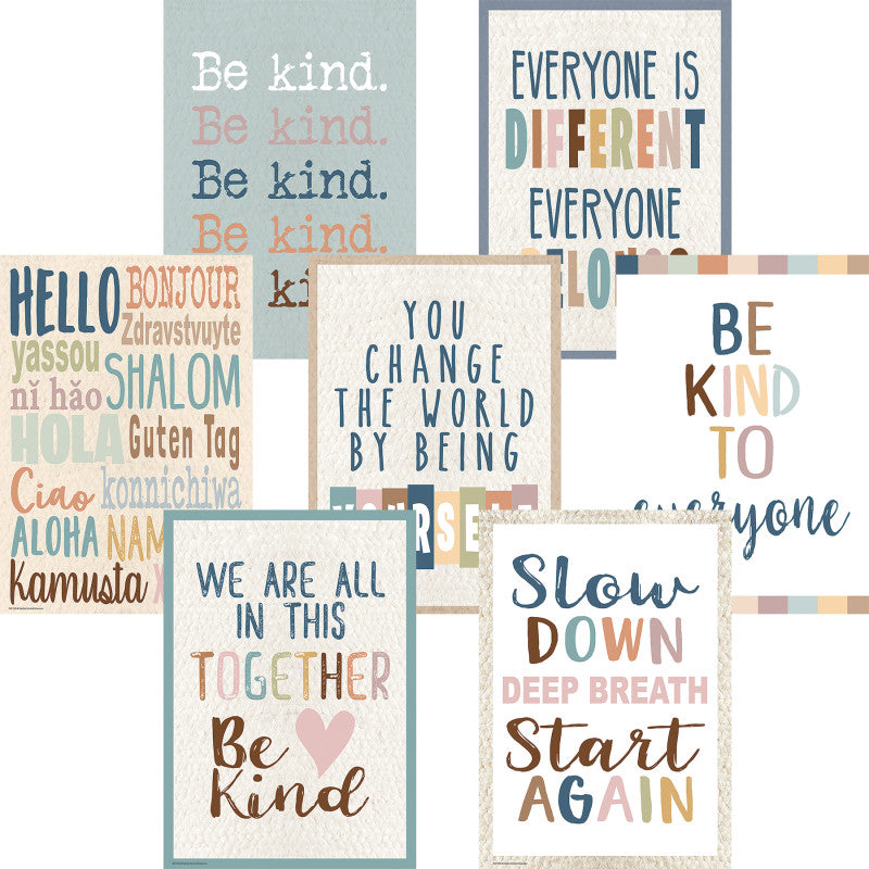 TEACHER CREATED RESOURCES - Everyone Is Welcome Posters, 13-3/8" x 19", Set of 7
