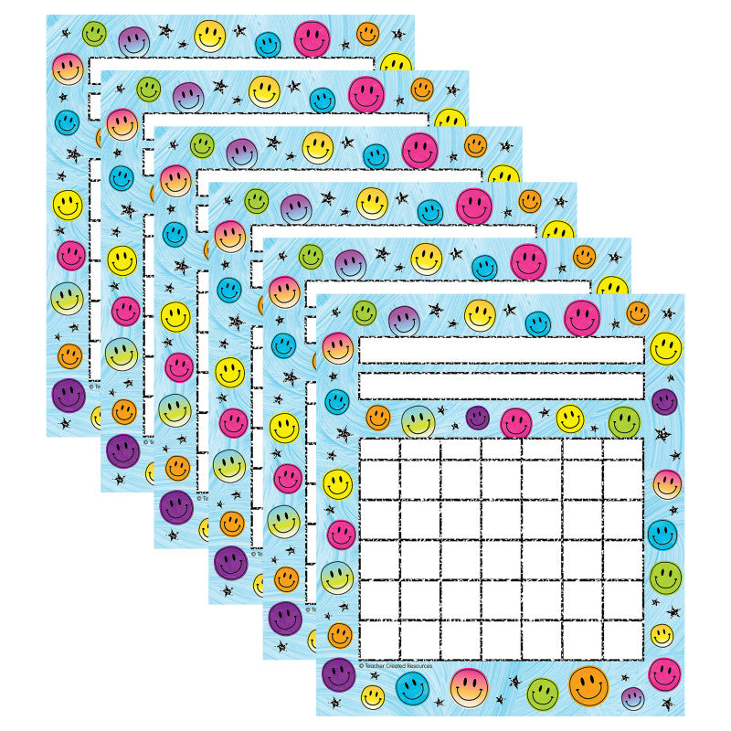 TEACHER CREATED RESOURCES - Brights 4Ever Incentive Charts, 36 Per Pack, 6 Packs