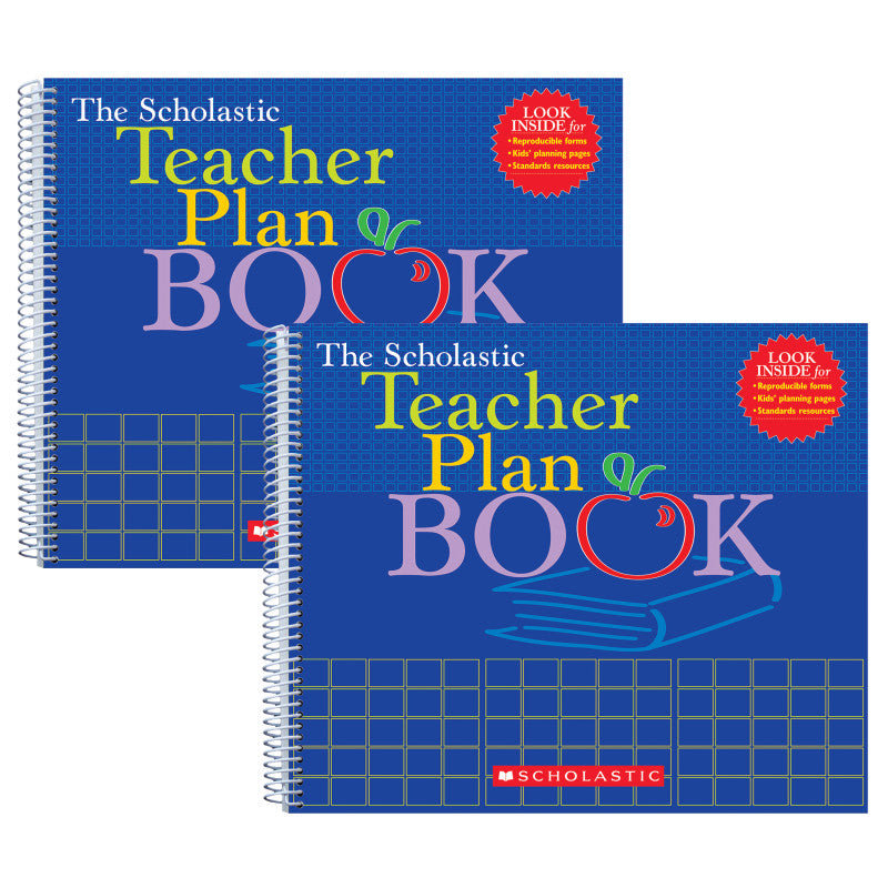 SCHOLASTIC TEACHING SOLUTIONS - Teacher Plan Book (Updated), Pack of 2