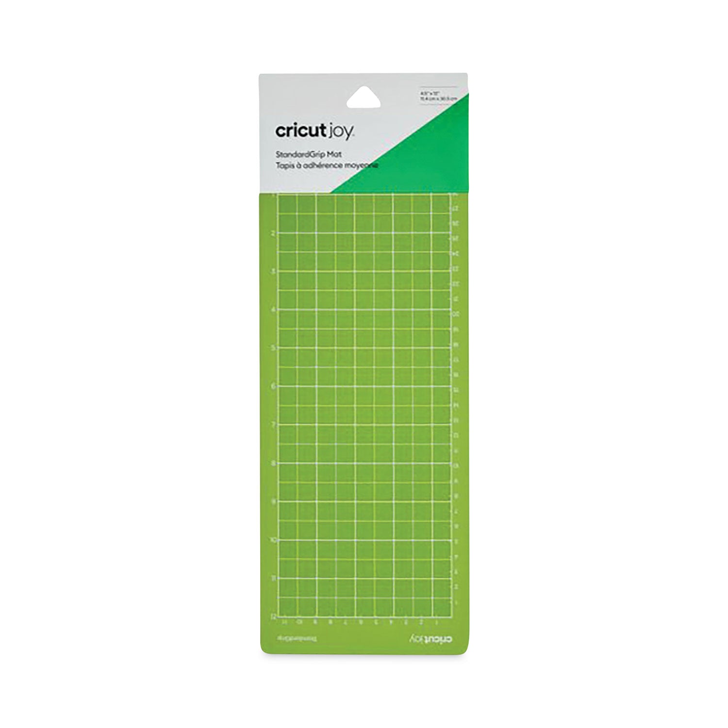 Joy StandardGrip Machine Mat, 1/2" Grid, Adhesive Backing, 4.5" x 12", Green