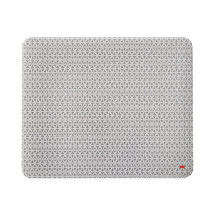 3M - Precise Mouse Pad with Nonskid Repositionable Adhesive Back, 8.5 x 7, Bitmap Design