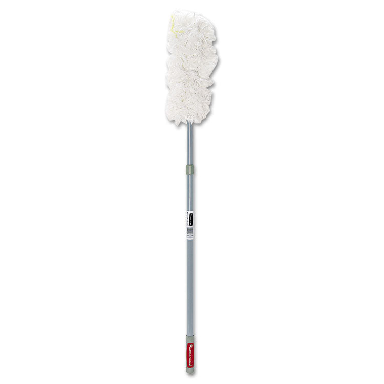 Rubbermaid Commercial - HiDuster Overhead Duster with Straight Launderable Head, 51" Extension Handle