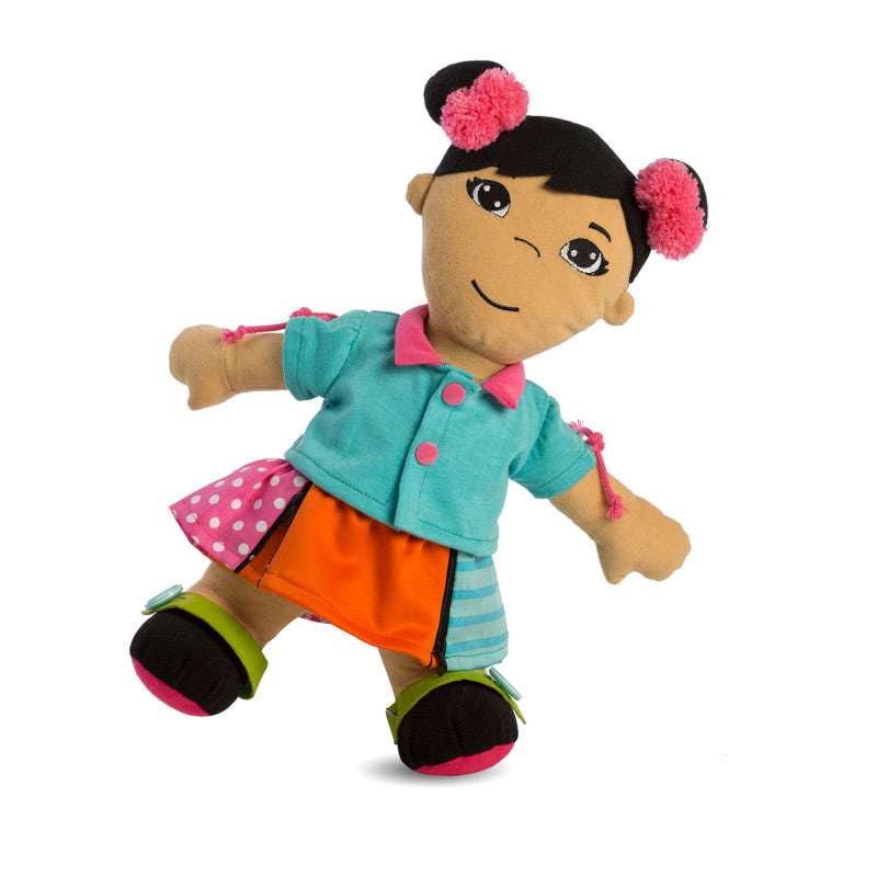 MINILAND EDUCATIONAL - Multicultural Fastening Dolls, Asian Girl