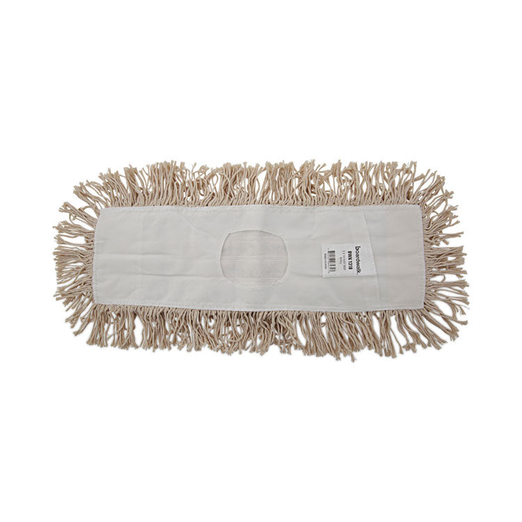 Boardwalk - Industrial Dust Mop Head, Hygrade Cotton, 18w x 5d, White