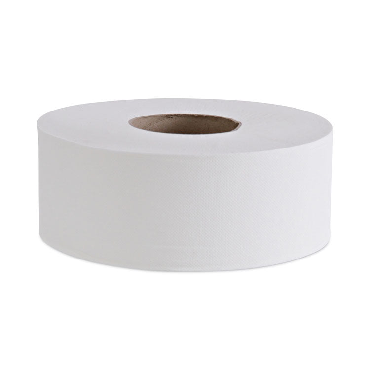 Boardwalk - Jumbo Roll Bathroom Tissue, Septic Safe, 2-Ply, White, 3.4" x 1,000 ft, 12 Rolls/Carton