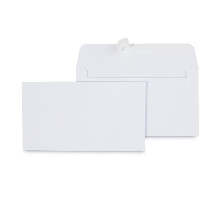 Universal - Peel Seal Strip Business Envelope, #6 3/4, Square Flap, Self-Adhesive Closure, 3.63 x 6.5, White, 100/Box