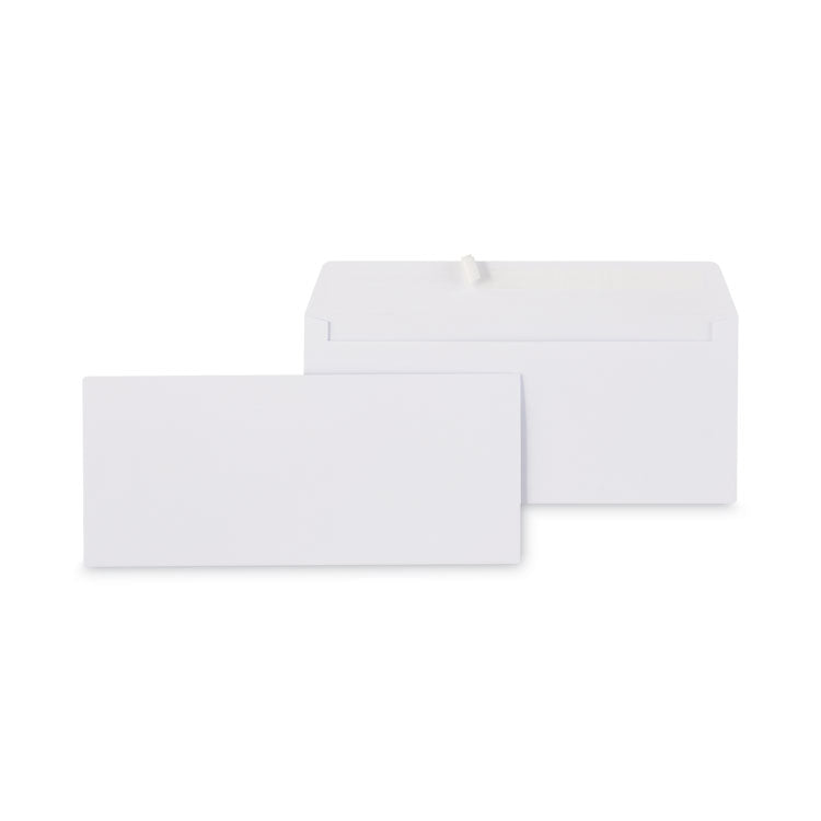 Universal - Peel Seal Strip Business Envelope, #10, Square Flap, Self-Adhesive Closure, 4.13 x 9.5, White, 100/Box