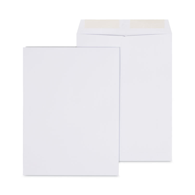 Universal - Peel Seal Strip Catalog Envelope, #10 1/2, Square Flap, Self-Adhesive Closure, 9 x 12, White, 100/Box